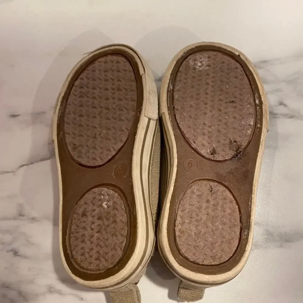 Koala Kids Tan Slip On Shoes Loafers Size 6